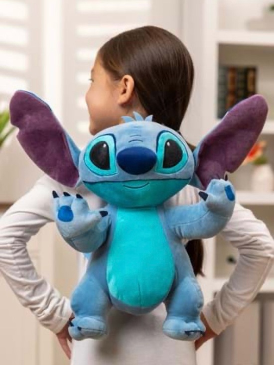 Disney Other - Disney Blue and Turquoise Stitch 15” Plush Backpack